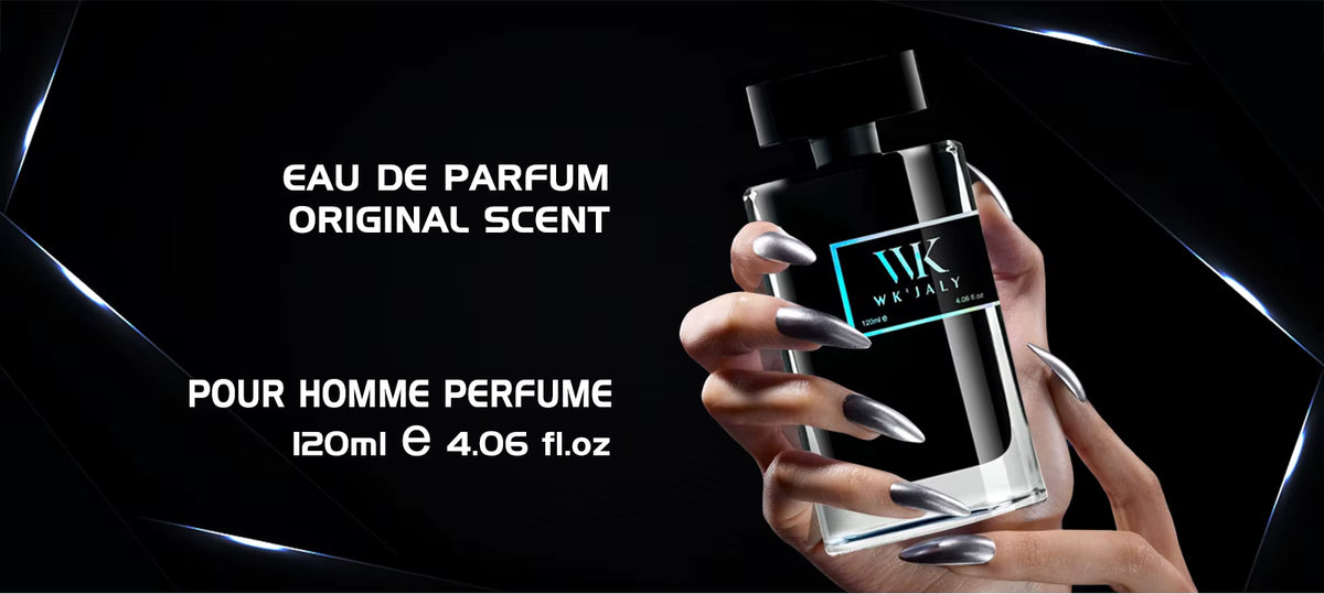 WK JALY Eau De Parfum For Men, With Notes of Bergamot, Woody, Rosemary, Men's Cologne Perfume, Long Lasting Scent, 120ml/4 oz